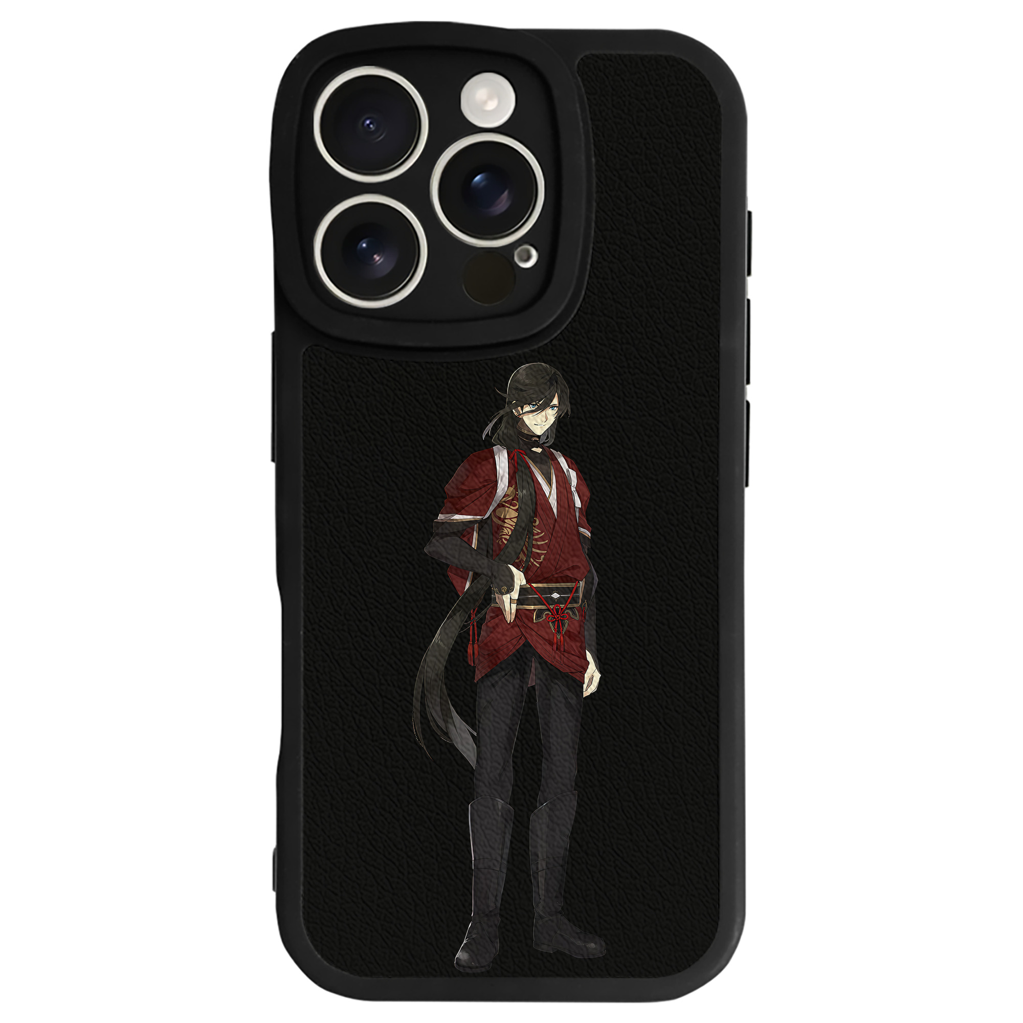 （画像用） 刀剣乱舞 Touken Ranbu 【iPhone 16シリーズ対応】シリコンスマホケース（レザー調） 材質：シリコン